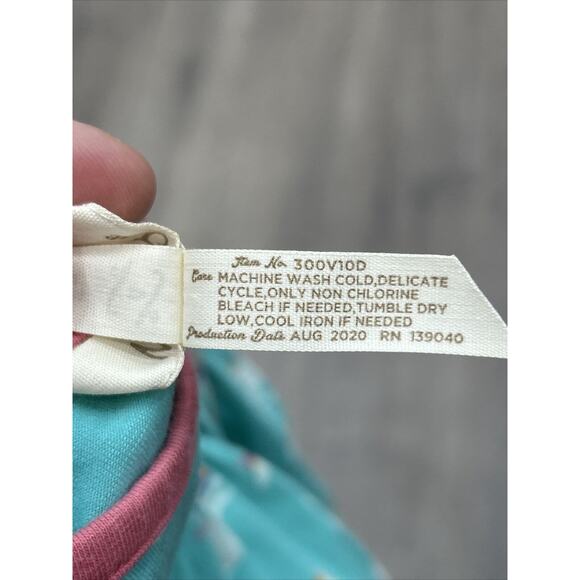 Matilda Jane Girls Size 4 Blue Unicorn Daydream Short Sleeve Lightweight Dress - Picture 5 of 8